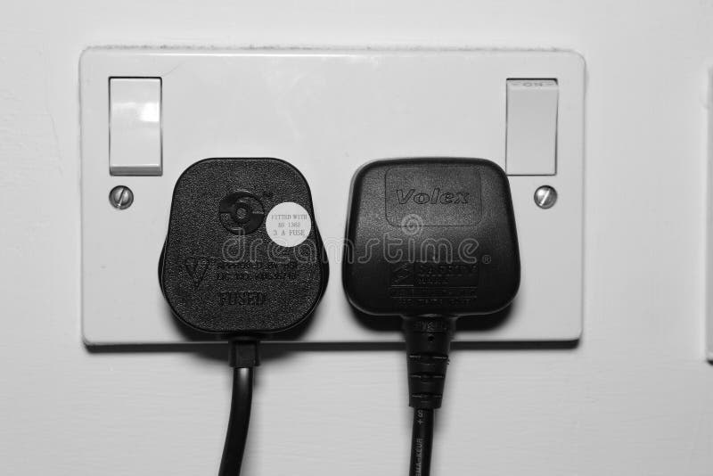 Two Switches in Switchboard Editorial Stock Photo - Image of building