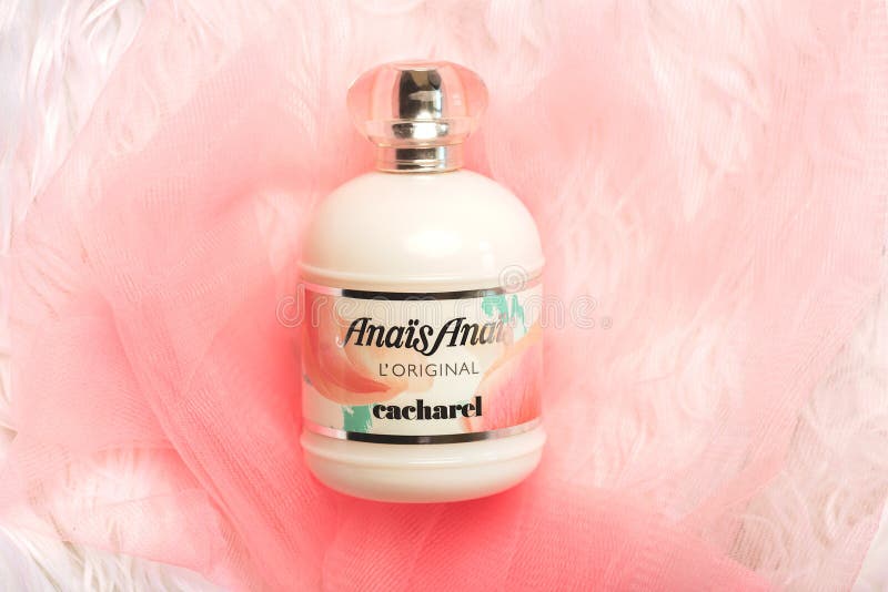 Closeup of Anais Anais perfume from Cacharel brand stock images