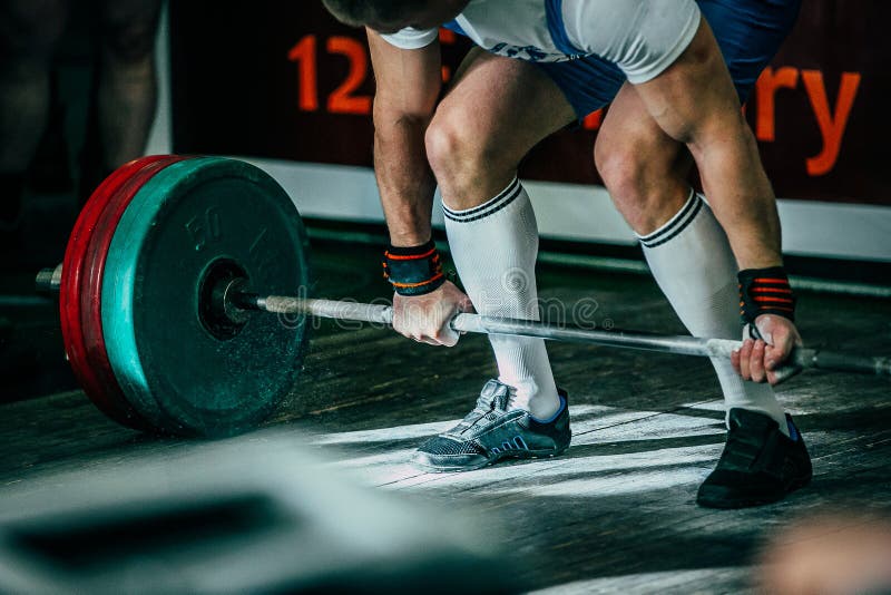 Powerlifter Closeup Athlete of Powerlifter Stock Photo - Image of athlete, bench
