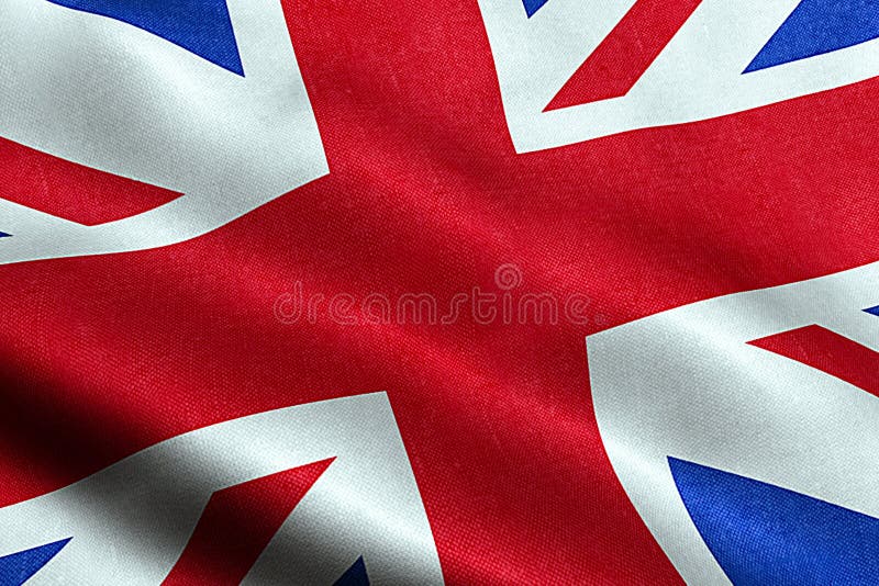 Closeup of waving flag of union jack, uk great britain england symbol, named united kingdom flag. Closeup of waving flag of union jack, uk great britain england symbol, named united kingdom flag