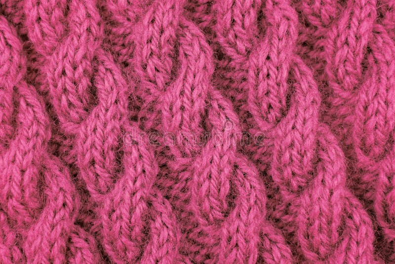 Closeup av rosa kabelhäftklammerhandarbete arkivfoton