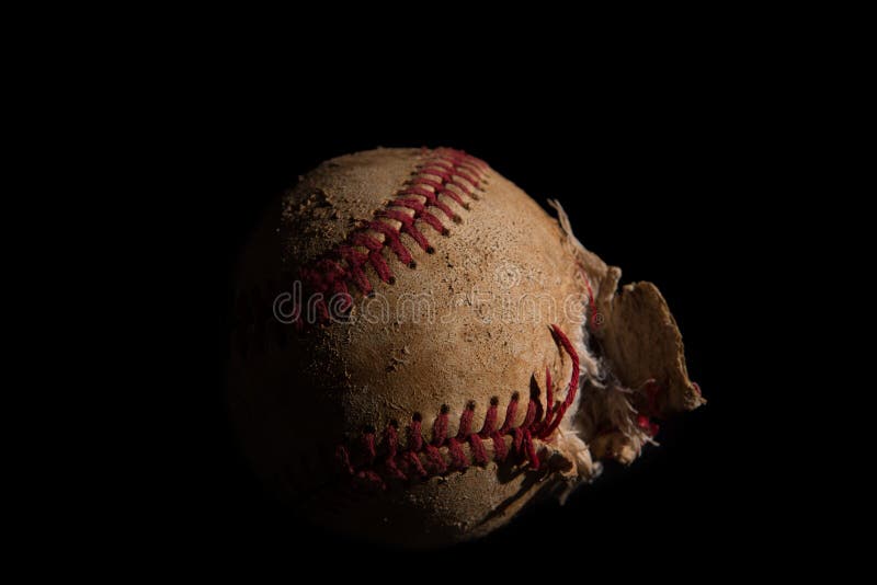 Closeup of a baseball stock image. Image of recreation 84831005