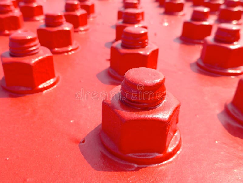 Closeup of Big Bolt and Nut Stock Photo Image of metal, vertical