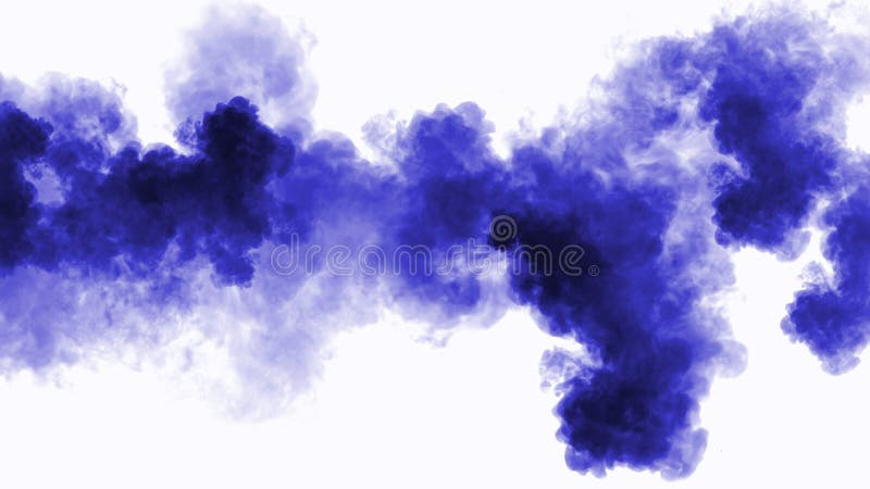 Closeup of a Blue Acrylic Ink in Water Isolated on White. Abstract  Background. Violet Smoke Background Texture. Stock Image - Image of color,  grunge: 178683713