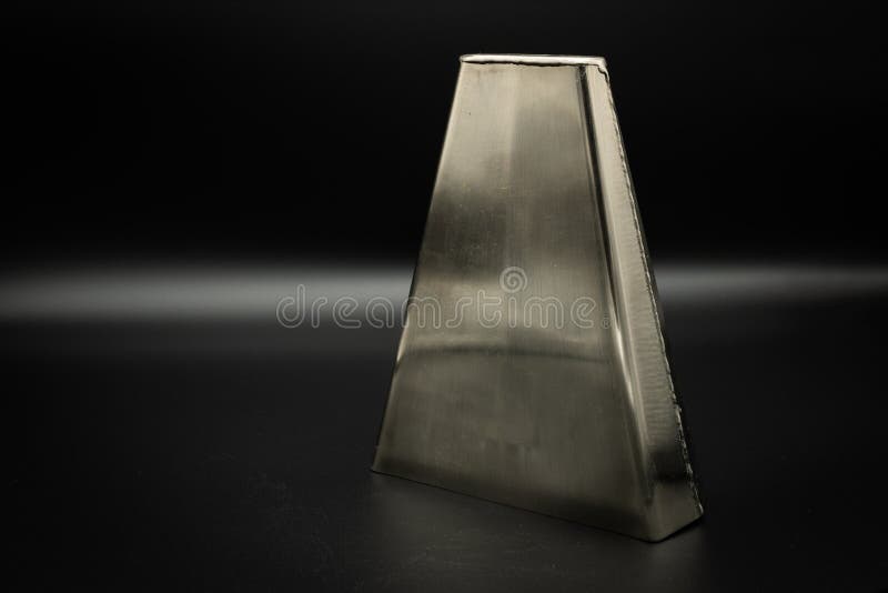 A Bongo Bell Standing on a Black Background Stock Image Image of