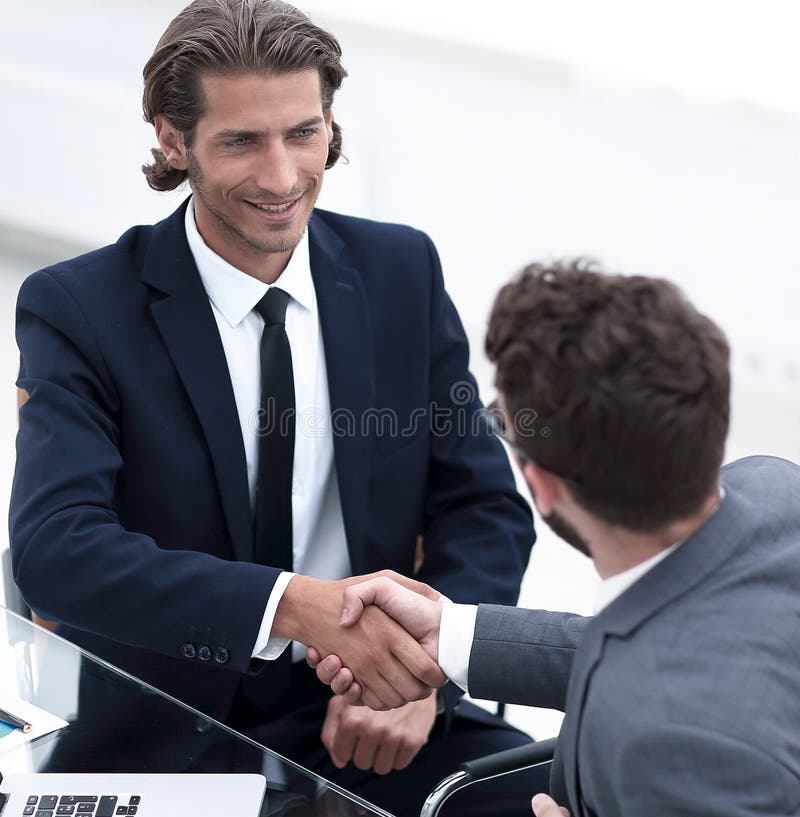 Closeup. business handshake in an office. stock image Closeup. business handshake in an office. stock image