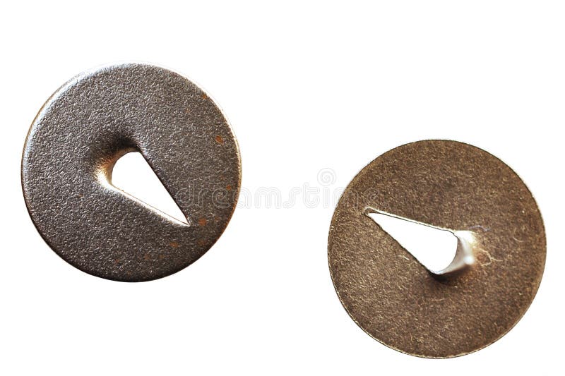 Closeup button clerical royalty free stock photography