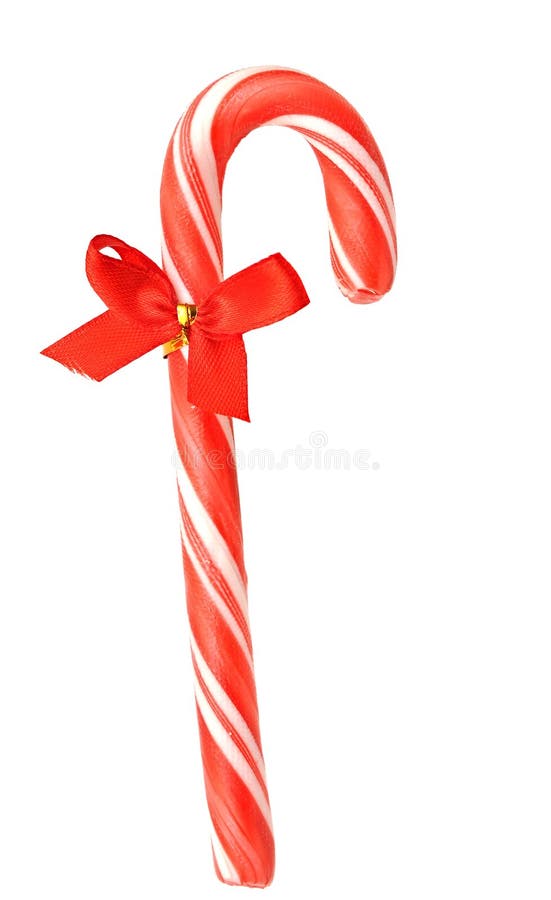 Closeup of christmas candy canes.