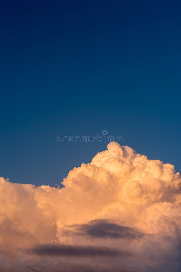Blue Sky with Clouds and Marsh Stock Image Image of cloudy, copy