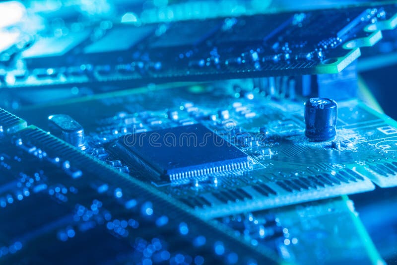 Closeup of computer parts stock image. Image of digital 45161253