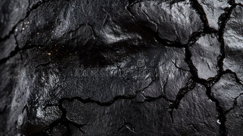 Closeup of Cracked Black and White Surface Texture vector illustration
