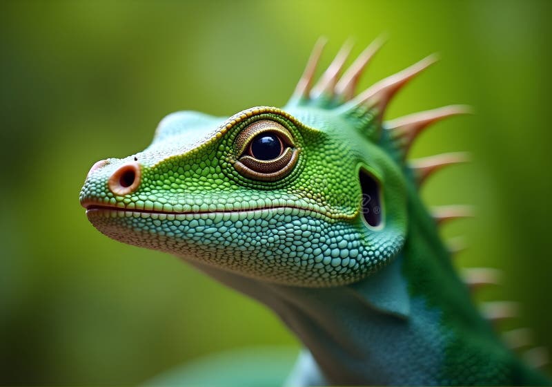 CloseUp de Dragoni de Apă Chinezești Vibrant Head vector illustration