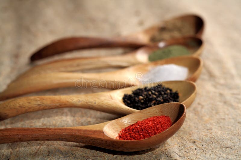 Closeup of dried spices. royalty free stock photo Closeup of dried spices. royalty free stock photo