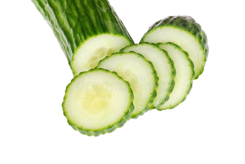 English cucumber stock image. Image of salad, edible, slices - 5418615