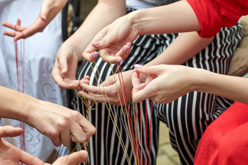 Hands Weaving Silk Threads on a Traditional Loom Stock Illustration Illustration of handmade