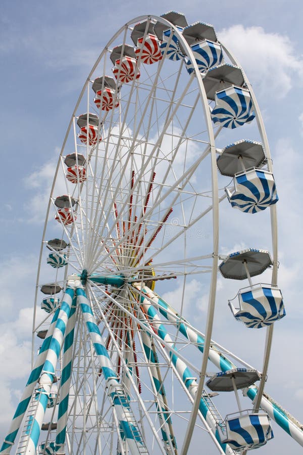 Closeup of a ferris wheel stock photo. Image of seats 151099362