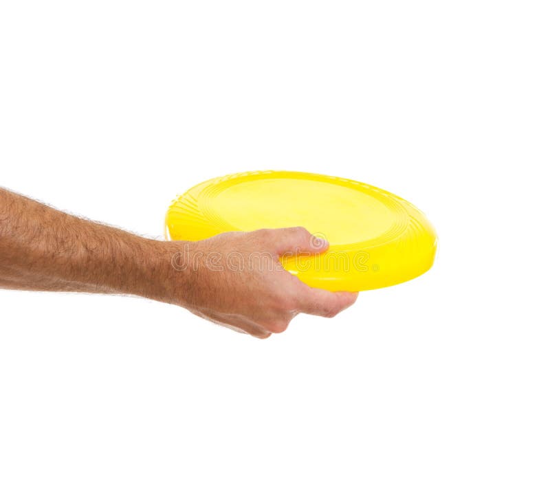 Hand Throwing Frisbee stock image. Image of game, outdoor 3293087