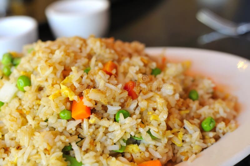 Closeup of fried rice