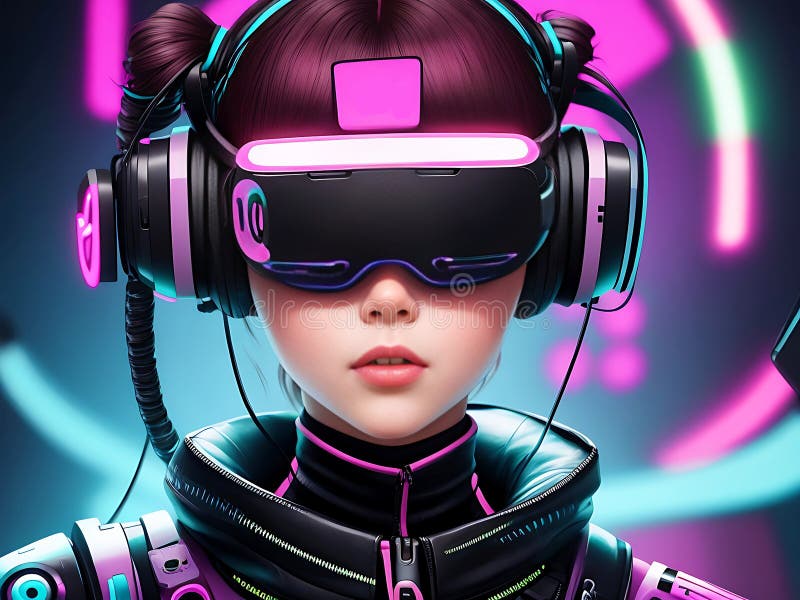 Girl Wearing Headphones Cyberpunk Wallpapers - Girl Wallpapers