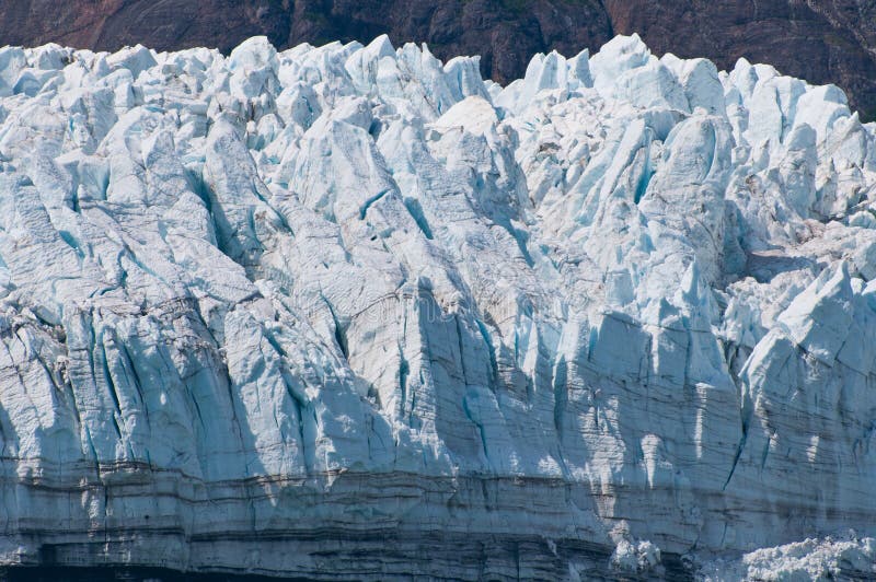 Closeup of glacial texture