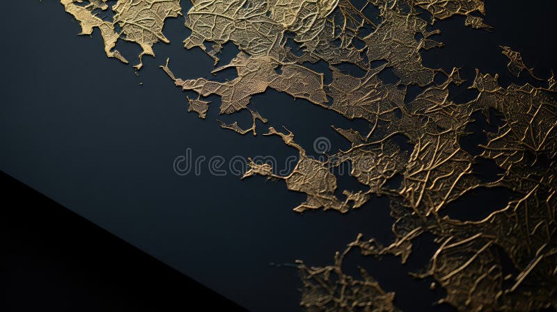 Closeup gold foil dark royalty free illustration