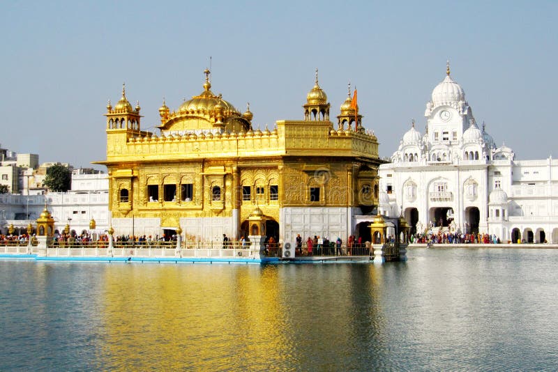 Closeup of the Golden Temple, Amritsar stock images Closeup of the Golden Temple, Amritsar stock images