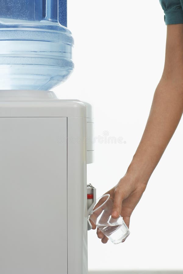 Office Water Cooler stock image. Image of wall, cooler 46383207