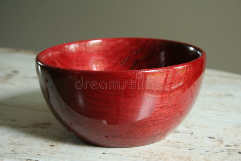 Hand turned wooden bowl