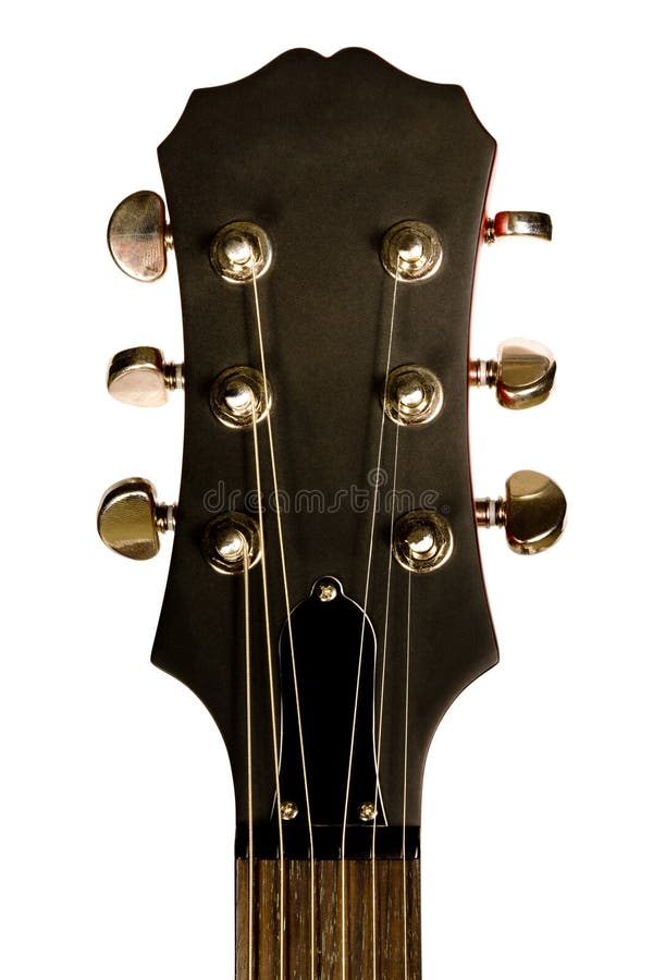Guitar Head Closeup, Black And White Stock Image Image of head, heavy