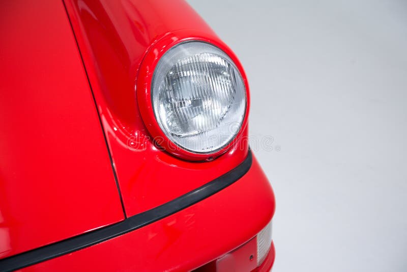Red Luxury Car And Headlamp Stock Photo Image of elegant, sport 4674292