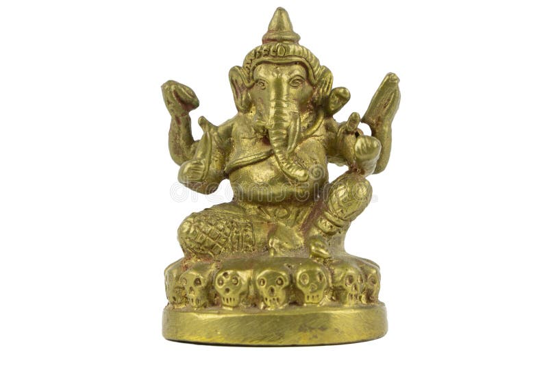 Ganesha statuette casting stock photo. Image of travel - 5067558