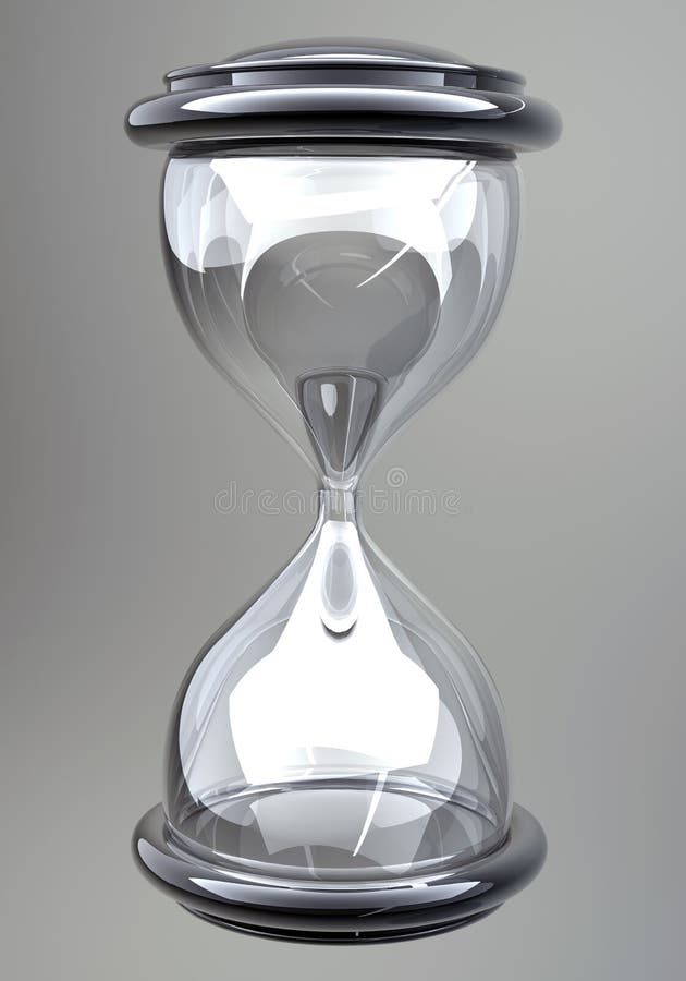 Closeup of hourglass
