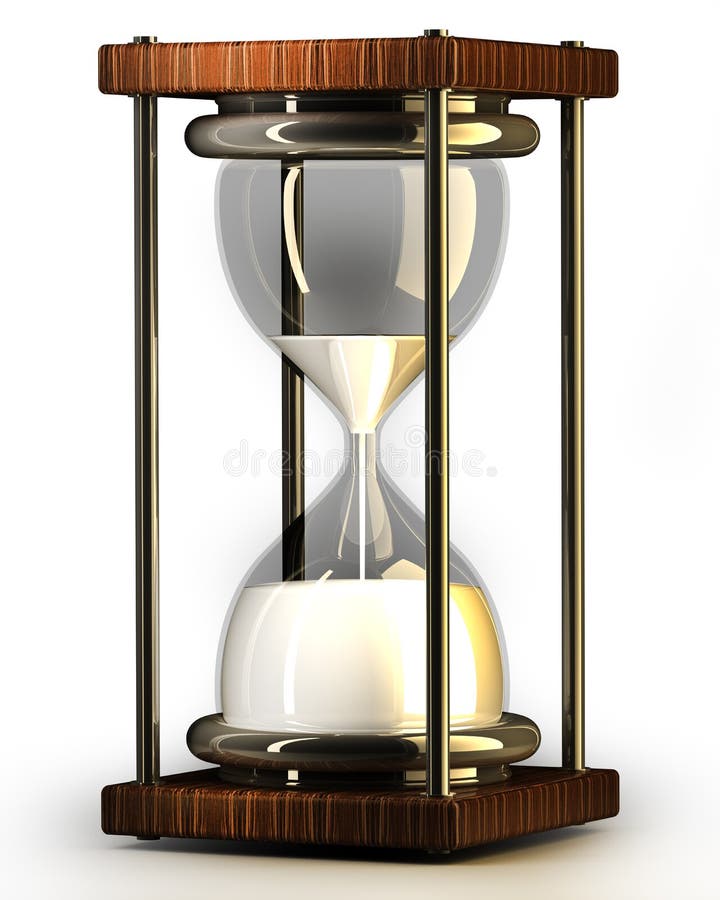 Closeup of hourglass