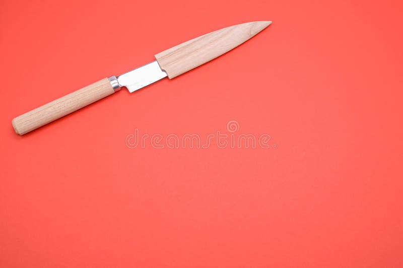 https://thumbs.dreamstime.com/b/closeup-kitchen-knife-safety-cover-isolated-coral-background-200072152.jpg