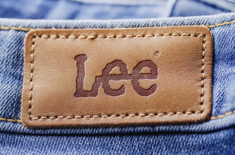 Closeup of Lee Label on Clothes. Editorial Photo - Image of closeup,  design: 161025376