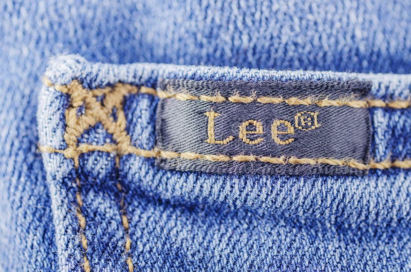 Closeup of Lee Label on Clothes. Editorial Stock Image - Image of clothes,  industry: 161025284