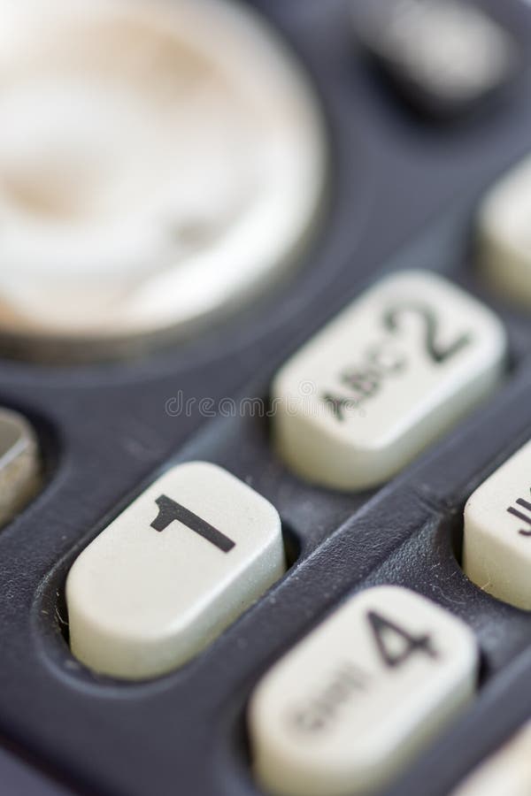 Closeup Macro Phone Dials Numbers Stock Image Image of global