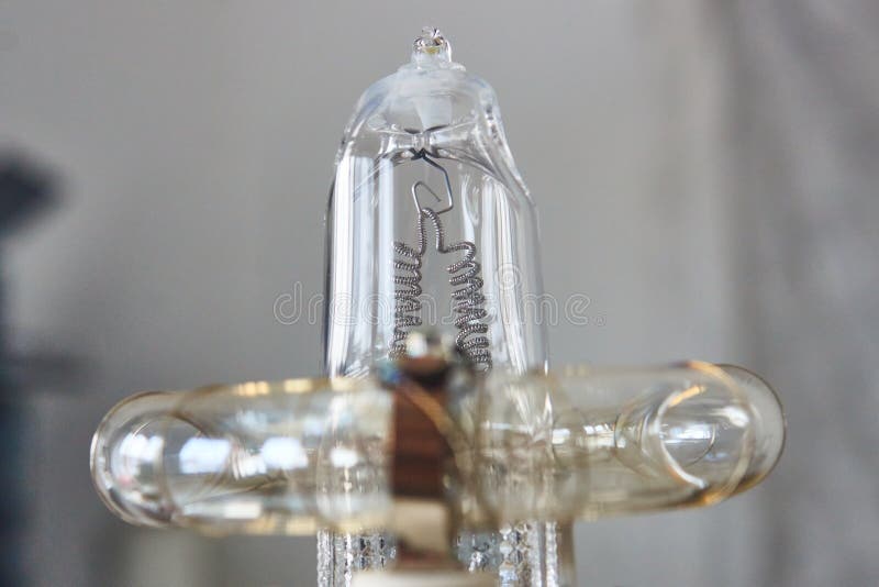 Closeup Macro Photo of Studio Flash Light Bulb Stock Photo Image of