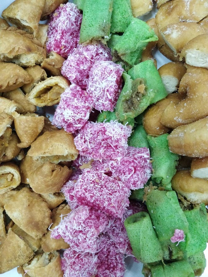 Malaysia Popular Assorted Sweet Dessert Or Known As Kuih 