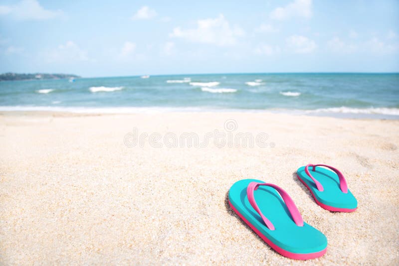 Closeup of a Man`s Bare Feet Stand at Wet on the Beach Stock Image ...