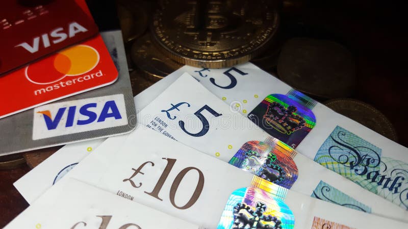 Closeup of Mastercard VISA card royalty free stock image Closeup of Mastercard VISA card royalty free stock image