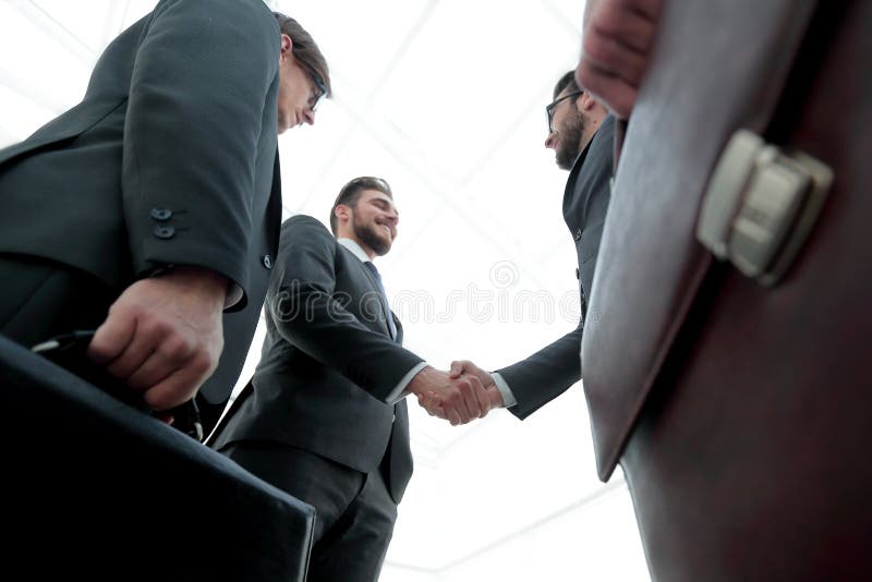 Closeup.meeting business partners. stock images Closeup.meeting business partners. stock images
