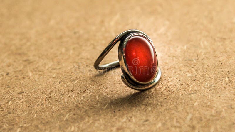 Yemeni Aqeeq (Agate) Natural - Pure Silver Ring فضة خاتم عقيق يماني طبيعي