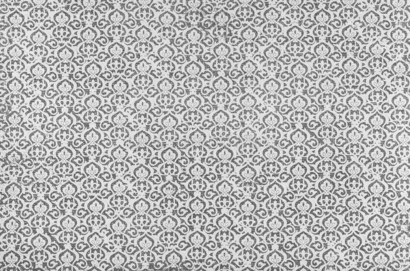 Damask Repeat Pattern on Old Paper. Stock Image - Image of patterned ...