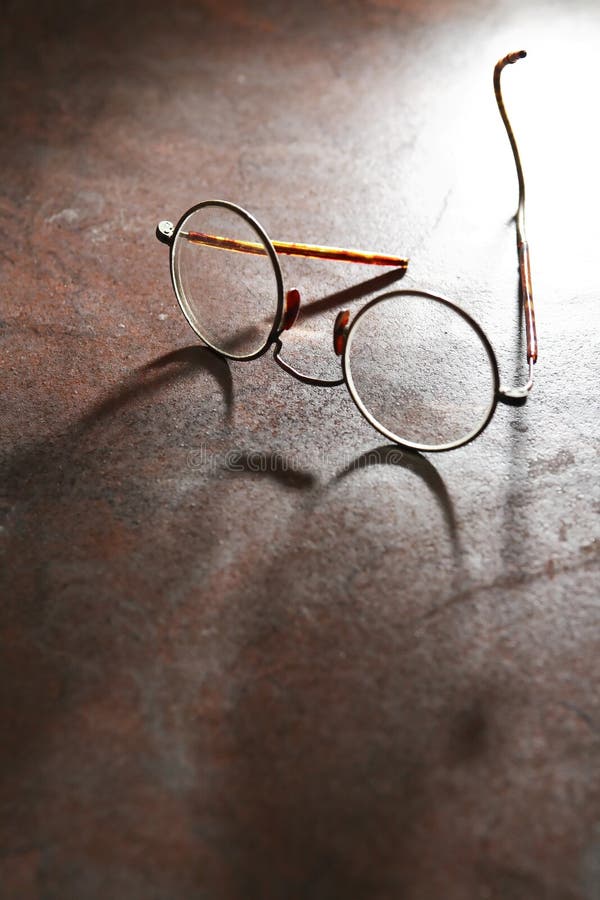 Old Spectacles On Dark