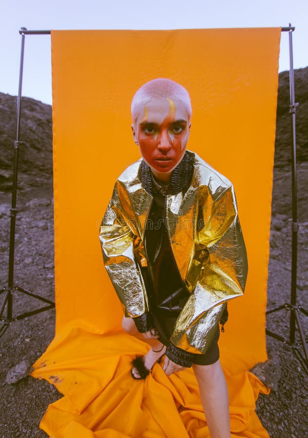 Closeup Photo Of Person In Gold Jacket Picture. Image 118041843