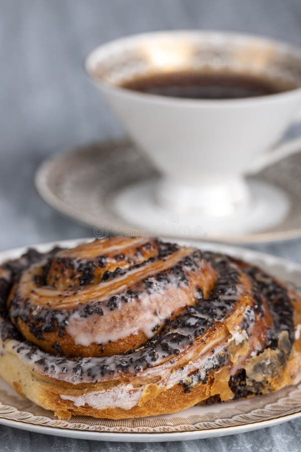 Poppy seed strudel stock photo. Image of fresh, table 177221982