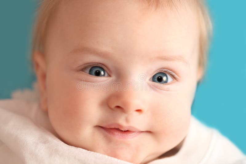 Closeup portrait of baby