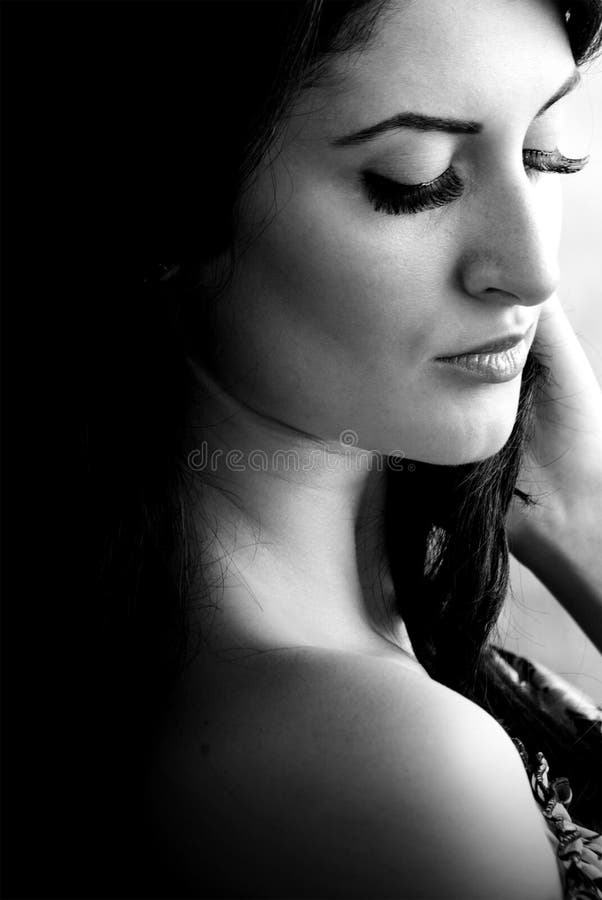 Closeup portrait of beautiful woman royalty free stock images Closeup portrait of beautiful woman royalty free stock images