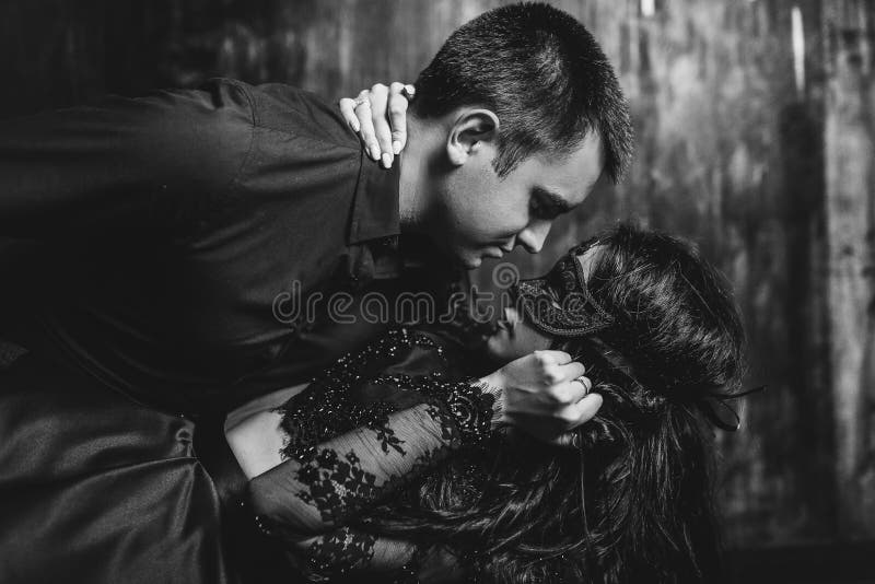 Portait of a sensual, young couple relaxing in a luxurious apart royalty free stock image Portait of a sensual, young couple relaxing in a luxurious apart royalty free stock image